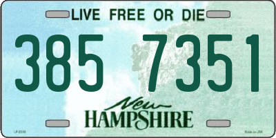 NH license plate 3857351
