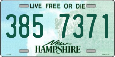 NH license plate 3857371