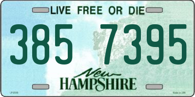 NH license plate 3857395