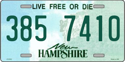 NH license plate 3857410