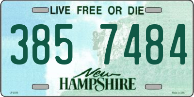 NH license plate 3857484