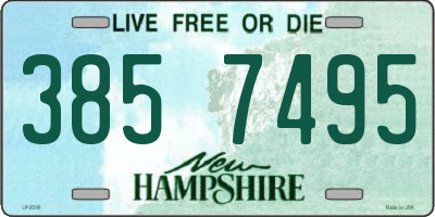 NH license plate 3857495