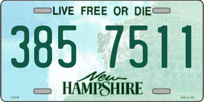 NH license plate 3857511