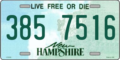 NH license plate 3857516