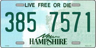 NH license plate 3857571