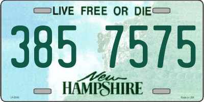 NH license plate 3857575