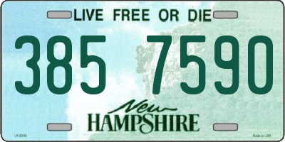 NH license plate 3857590
