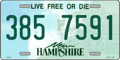 NH license plate 3857591