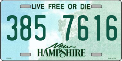 NH license plate 3857616
