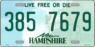 NH license plate 3857679