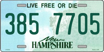 NH license plate 3857705