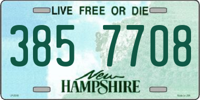 NH license plate 3857708