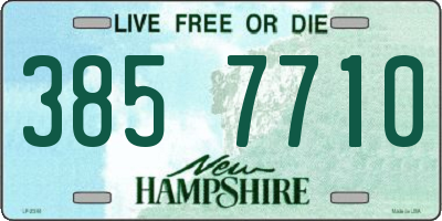 NH license plate 3857710