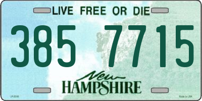 NH license plate 3857715