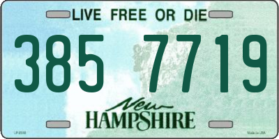 NH license plate 3857719