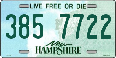 NH license plate 3857722