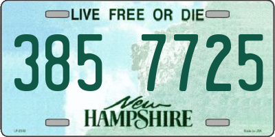 NH license plate 3857725