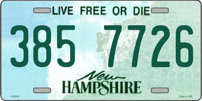 NH license plate 3857726