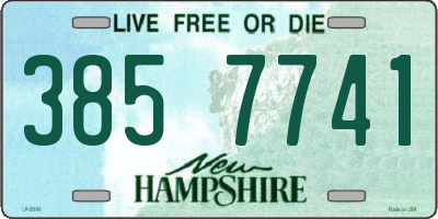 NH license plate 3857741