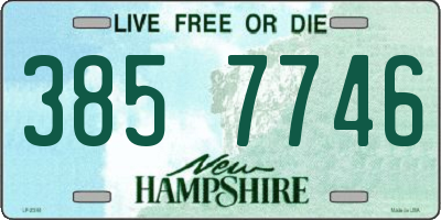 NH license plate 3857746