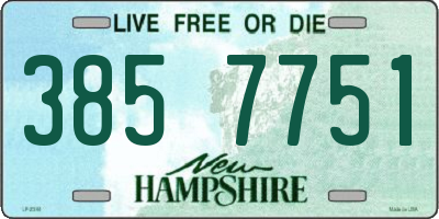 NH license plate 3857751