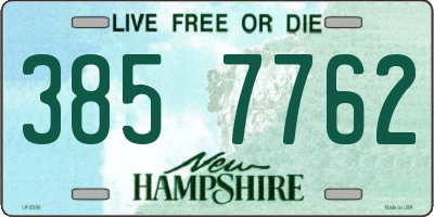 NH license plate 3857762