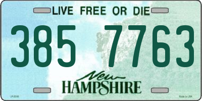 NH license plate 3857763