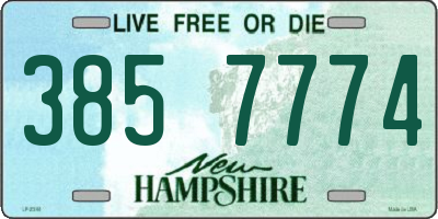 NH license plate 3857774