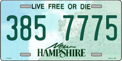 NH license plate 3857775