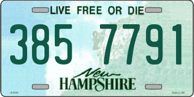 NH license plate 3857791
