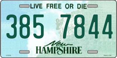 NH license plate 3857844