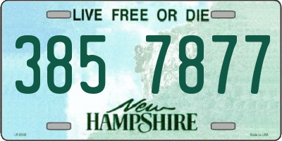 NH license plate 3857877