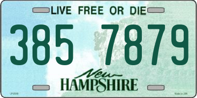 NH license plate 3857879