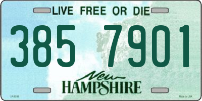 NH license plate 3857901