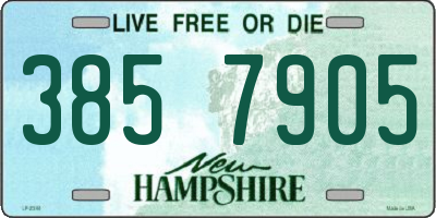 NH license plate 3857905