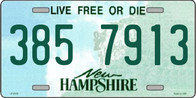 NH license plate 3857913