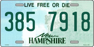 NH license plate 3857918