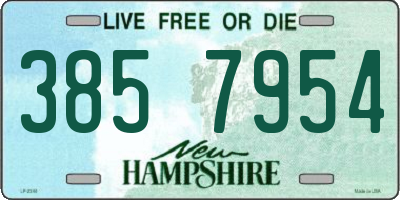 NH license plate 3857954