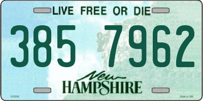 NH license plate 3857962