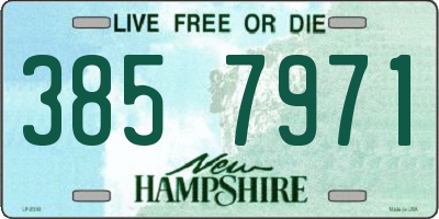 NH license plate 3857971