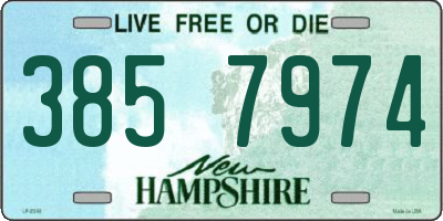 NH license plate 3857974