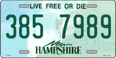 NH license plate 3857989