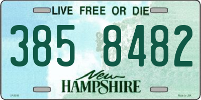 NH license plate 3858482