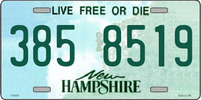NH license plate 3858519