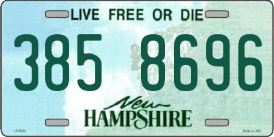 NH license plate 3858696