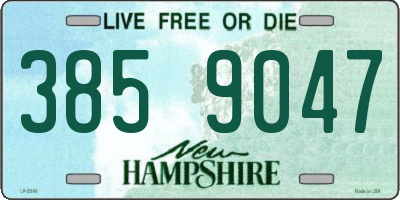 NH license plate 3859047