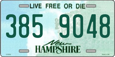 NH license plate 3859048