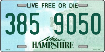 NH license plate 3859050