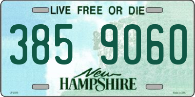 NH license plate 3859060