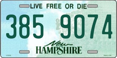 NH license plate 3859074